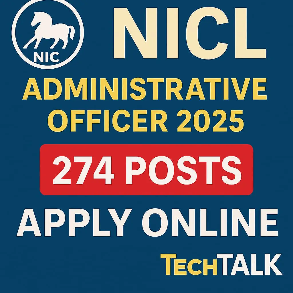 NICL Administrative Officer jobs 2025